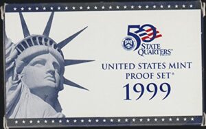 1999 s us mint proof set original government packaging