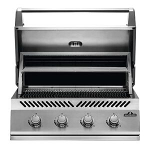 Napoleon Built-In 500 Series 32-Inch Built-In Gas Barbecue Grill Head - BI32NSS - Marine Grade Stainless Steel, Natural Gas, 4 Main Burners, 7.5 mm Stainless Steel Grids