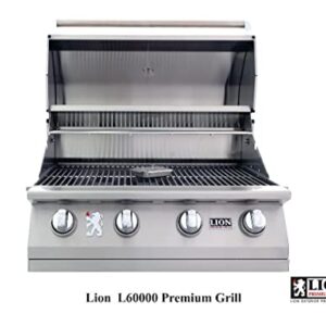 Lion 32″ 4-Burner Gas Grill – L60000 Liquid Propane