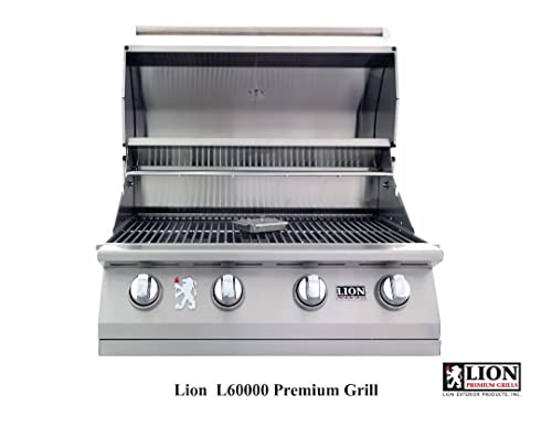 Lion 32″ 4-Burner Gas Grill – L60000 Liquid Propane