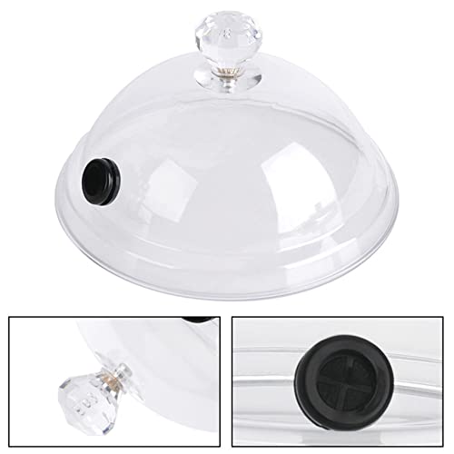Smoking Cloche Dome Cover Smoking Guns Cup Covers Kitchen Cooking Smoke Acrylic Hood Smoke Infuser Cloche Lid for Smoker Sprayer Plates Bowls