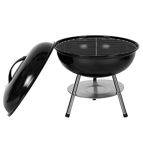 NA 14-inch Charcoal Grill Black