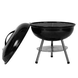 NA 14-inch Charcoal Grill Black