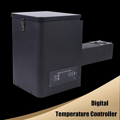 Knob Type/Button Type Digital Temperature Controller Electric Wood Pellet Smoker Grill Part Suitable for Grill, Smoke, Bake, Roast, Braise, and BBQ (Does not Include Meat Needles) US (Button Type)