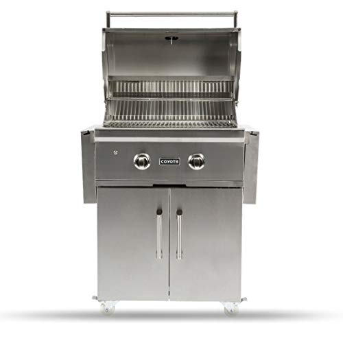 Coyote C-Series 28-in. Propane Gas Grill, 2-Burner Freestanding Grill, 40,000 BTUs  - C1C28LP-FS