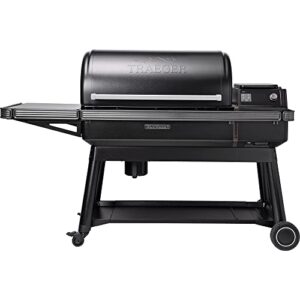 traeger ironwood xl wood pellet grill and smoker with wifi and app connectivity,black