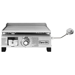 Dyna-Glo DGL260SNP-D 17" Portable 18,000 BTU Propane Griddle – Stainless Steel