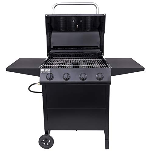 AMERICAN GOURMET 465313021 4-Burner Cart-Style Liquid Propane Gas Grill, Black