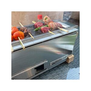 The Bincho Grill GR915L Yakitori Tabletop Charcoal Griller Japanese Style Robata, 36" Made in USA