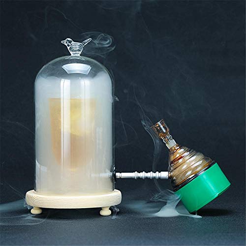 narratorbook Cocktail Smoker Kit Portable Smoking Gun Food Smoker Smoke Infuser for Drinks Molecular Bubble Water Sprayer Handheld Drink Smoker Kit for Bar Kitchen