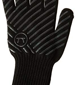 Outset 76254 Professional High Temperature Grill Glove, X, Large/Extra-Large, Black