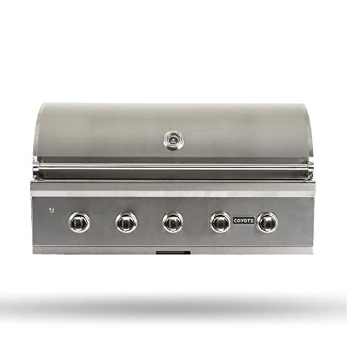 Coyote C-Series 42-Inch 5-Burner, Built-in Natural Gas Grill - C2C42NG