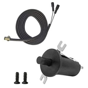 carkio hopper lid/door switch & electric wire replacement kit compatible with masterbuilt gravity series 560/800/1050 xl & digital charcoal grill + smokers
