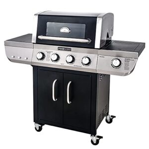 Even Embers GAS1466AS Four Burner Grill, Black