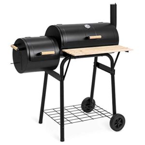best choice products bbq grill charcoal barbecue patio backyard home meat cooker smoker