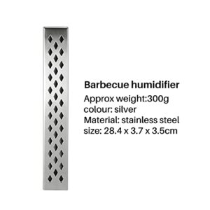 Padyrytu Grill Humidifier,Smoker Box Cold, Smoke Generator Steel, Barbecue Tube Grill Humidifier Mesh Pellet Tool