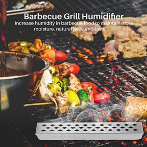 Padyrytu Grill Humidifier,Smoker Box Cold, Smoke Generator Steel, Barbecue Tube Grill Humidifier Mesh Pellet Tool