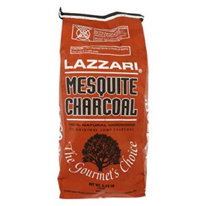 lazzari, mesquite charcoal, 6.75 lbs