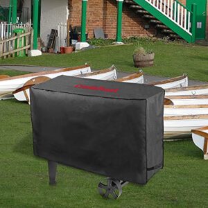 CreoleFeast CFB2001 150 qt. Crawfish Seafood Boiler, Double Sack Outdoor Stove Propane Gas Cooker & CR1001A Premium Oxford Grill Cover