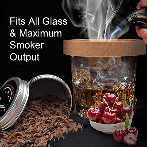 UCHIHA Cocktail Smoker Kit Old Fashioned Smoker for Whiskey, Cocktails, Drink, Wine, Cheese and Bourbon Smoker Kit, Gift for Drinks Smoker Lover, Brown