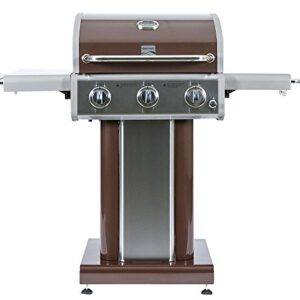 Kenmore 3 Burner Outdoor Patio Gas BBQ Propane Grill in, Mocha