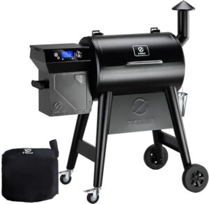 z grills 450b 2022 new model wood pellet grill & smoker with a pid controller, 459 sq in cooking area