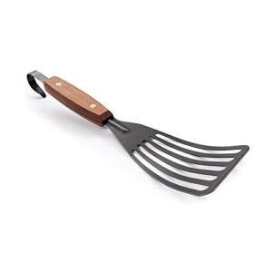 barebones cowboy grill fish spatula - heavy duty metal spatula for grilling fish - stainless steel grill spatula