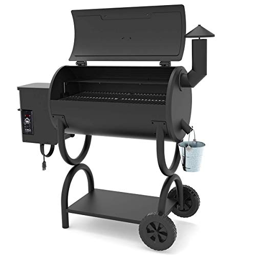 Z GRILLS Wood Pellet Grill BBQ Smoker 550 SQ.IN., 2020 Upgrade, 8-in-1(Grill), Pid Controller