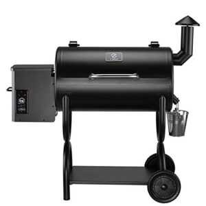 z grills wood pellet grill bbq smoker 550 sq.in., 2020 upgrade, 8-in-1(grill), pid controller