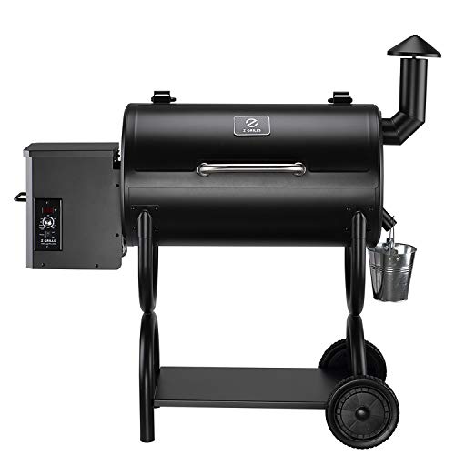 Z GRILLS Wood Pellet Grill BBQ Smoker 550 SQ.IN., 2020 Upgrade, 8-in-1(Grill), Pid Controller