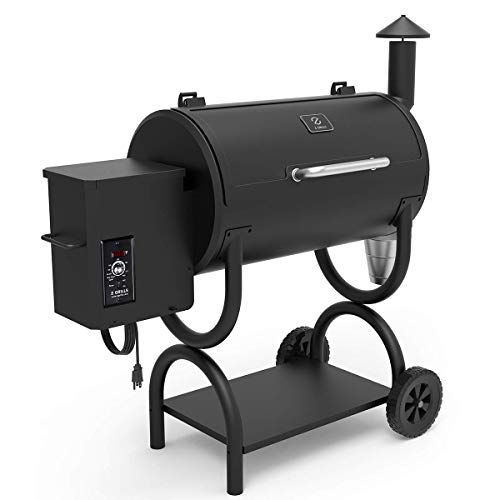 Z GRILLS Wood Pellet Grill BBQ Smoker 550 SQ.IN., 2020 Upgrade, 8-in-1(Grill), Pid Controller