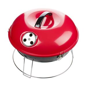brentwood appliances bb-1400r 14-inch portable charcoal grill (red), one size