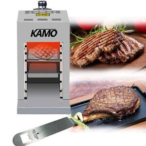 Zz Pro Commercial Infrared Steak Grill Broiler Propane Gas 1500℉ Smokeless Made of 100% Stainless Steel Perfect Steak Cooker Suitable for Businesses Industrial Kitchen