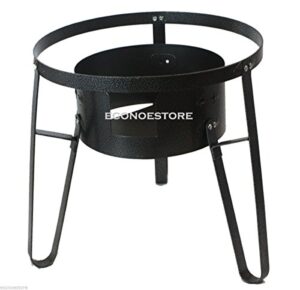 19" outdoor cooking stand cast iron super gas propane stove portable camp burner