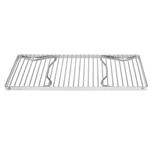 Liyeeo Anti-Corrosion Grate Barbeque Grill, Portable Folding Campfire Grill, Stainless Steel Camping for Picnic BBQ