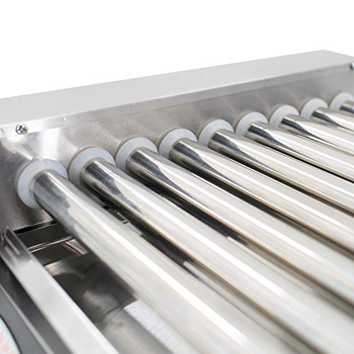 Hakka Commercial Hot Dog Roller Grill with 9 Rollers