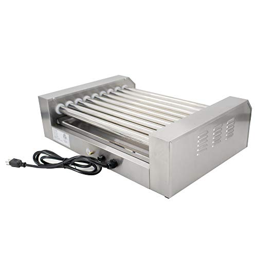 Hakka Commercial Hot Dog Roller Grill with 9 Rollers