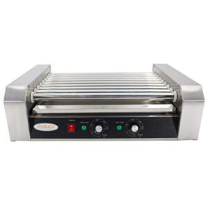 hakka commercial hot dog roller grill with 9 rollers