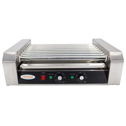 Hakka Commercial Hot Dog Roller Grill with 9 Rollers