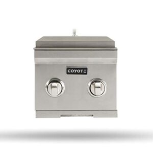 coyote built-in double side burner, propane gas - c1dblp