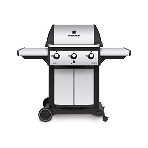 Broil King 946854 Signet 320 Propane Gas Grill, Stainless Steel & Black