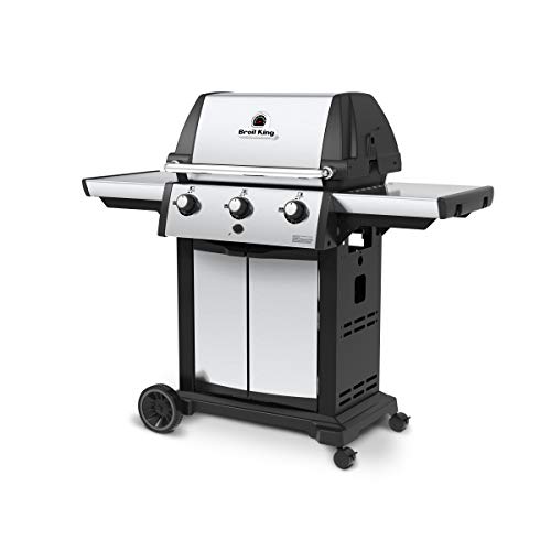 Broil King 946854 Signet 320 Propane Gas Grill, Stainless Steel & Black