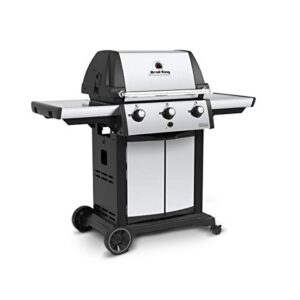 Broil King 946854 Signet 320 Propane Gas Grill, Stainless Steel & Black