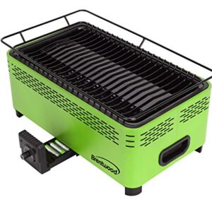 Brentwood BBF-31G Smokeless Portable BBQ, Non-Stick, Green