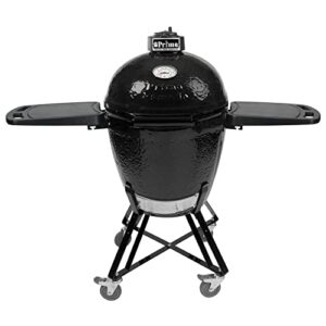 primo grills and smokers 773 all-in-one kamado round grill with cradle shelves, ash tool and lift