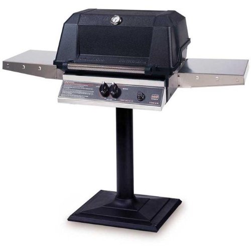 MHP Gas Grills Wnk4dd Natural Gas Grill W/ Searmagic Grids On Bolt Down Post