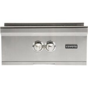 Coyote 24 Inch Built-in Power Burner, Natural Gas- C1PBNG