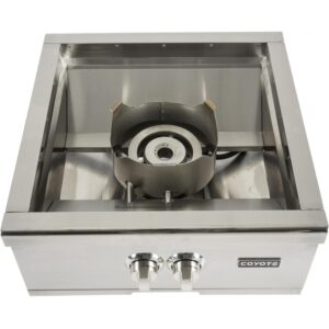 Coyote 24 Inch Built-in Power Burner, Natural Gas- C1PBNG