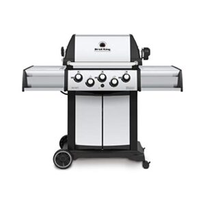 broil king 946887 signet 390 natural gas grill, stainless steel & black