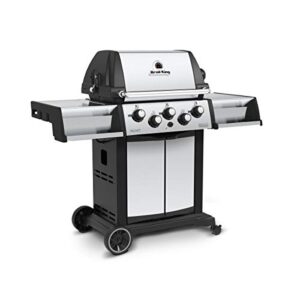 Broil King 946887 Signet 390 Natural Gas Grill, Stainless Steel & Black